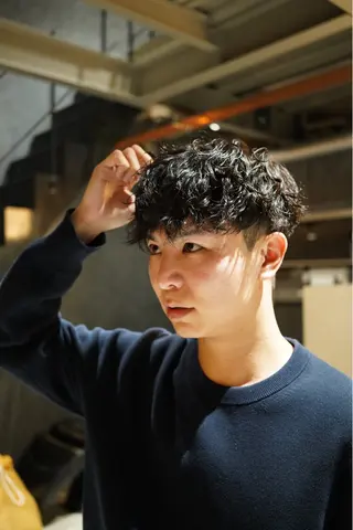 パーマ メンズ 💈メンズ美容師💈 田ノ上優士郎のヘアスタイル
