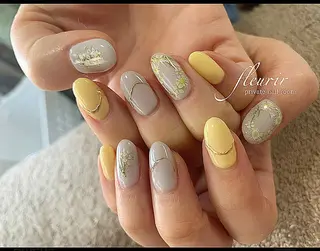 ネイル フルリール 【プライベートサロンのネイルデザイン