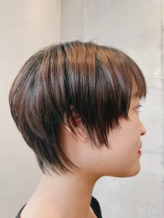 ショート たなか なおのヘアスタイル