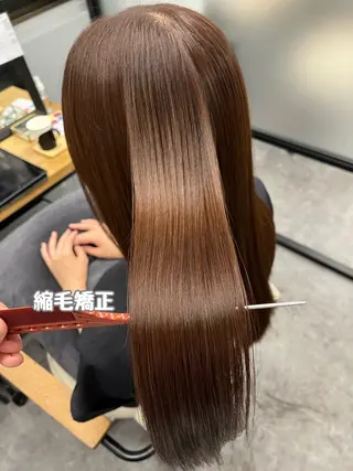 ミディアム カラー パーマ ヘアアレンジ 二ヶ月綺麗なデザイン カット/星野六三四のヘアスタイル