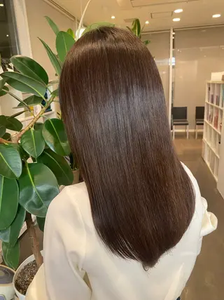セミロング カラー 🎧ayaka/ボブ /透明感カラー🩵のヘアスタイル