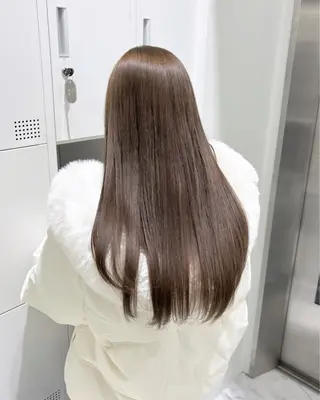 ロング パーマ 似合わせレイヤー/ 縮毛矯正🎀minaのヘアスタイル