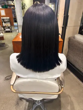 セミロング kingdom青山店 小宮愛理のヘアスタイル