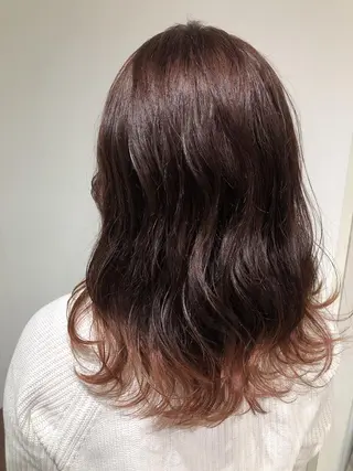セミロング カラー 過去一の柔髪ヘア 🌿einshairのヘアスタイル