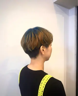 ショート カラー SOU理美容所 ネネのヘアスタイル