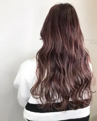 セミロング カラー 大橋 輝久のヘアスタイル
