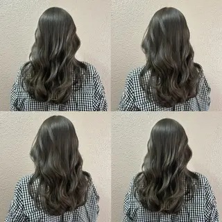 ミディアム カラー シアカラー×髪質改善 技術保証/浦前翼のヘアスタイル