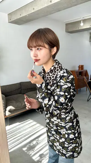 ショート カラー 一ノ瀬 暁のヘアスタイル