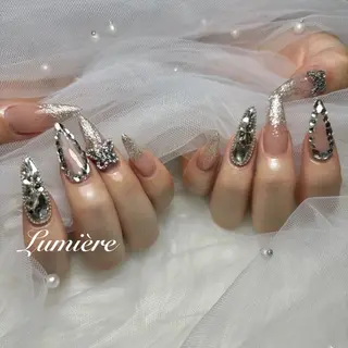 ネイル Lumière｜ ロング｜ワンホンのネイルデザイン