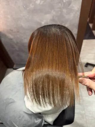 ミディアム 金 春江のヘアスタイル