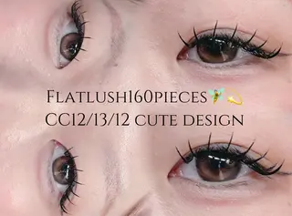 マツエク・マツパ 束感👀エクステ 🍒Izumi👀のマツエク・マツパデザイン