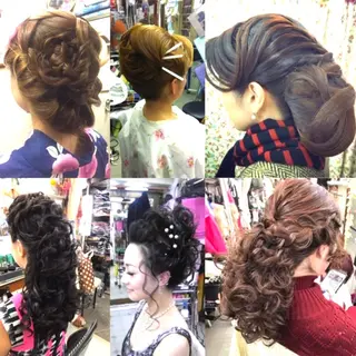 セミロング 上辻 博司のヘアスタイル