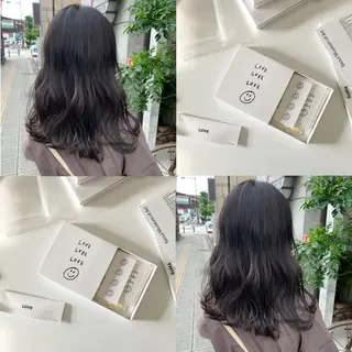 ロング カラー 【完全個室】髪質改善 暖色カラー/山崎唯奈のヘアスタイル