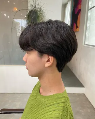 ショート パーマ メンズ ユ カの眉毛・アイブロウイメージ