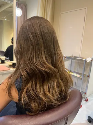 ロング カラー 髪質改善/縮毛矯正 seiyaのヘアスタイル