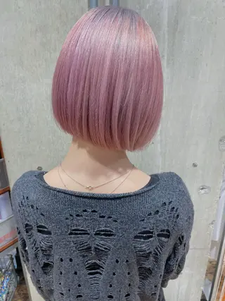 ショート カラー 🪿透明感/艶カラー ﾜﾀﾅﾍﾞｱｵｲのヘアスタイル