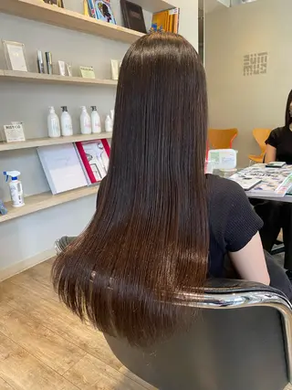 ロング 赤み消し/オリーブ /m a y aのヘアスタイル