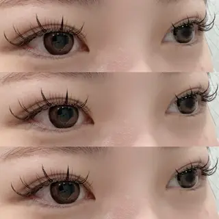 マツエク・マツパ Merci𖤐´ 長谷川　【万代】のマツエク・マツパデザイン