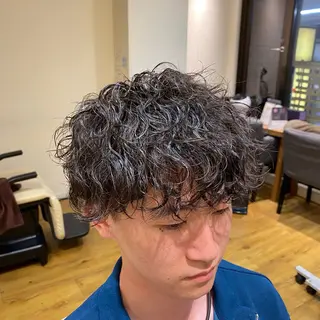 ショート 似合わせカット /ニュアンスパーマのヘアスタイル