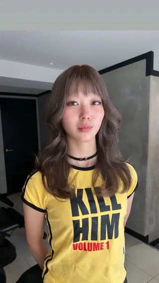 ロング カラー タナカ カナ🫧のヘアスタイル