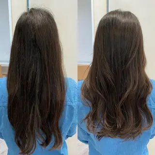 ロング 顔まわりカット🌟 くびれヘア/寺門遥輝のヘアスタイル