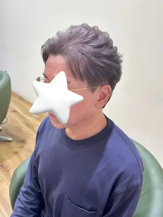 ショート カラー メンズ 古川 琴美のヘアスタイル