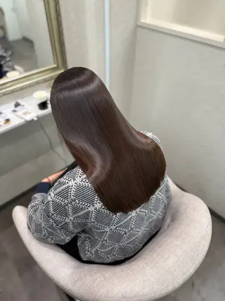 ロング 髪質改善/縮毛矯正 アンナ🍊のヘアスタイル