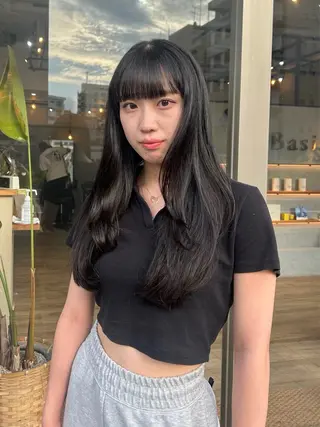 ロング Basis所属・nanako /レイヤーカットのその他イメージ