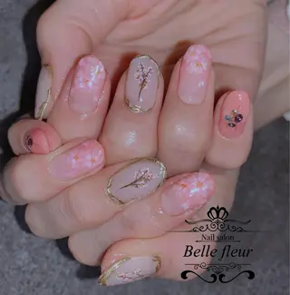 ショート ネイル Belle fleurのネイルデザイン