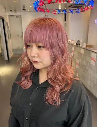 ミディアム MiRI💜地毛級 エクステ✖似合わせ技のヘアスタイル