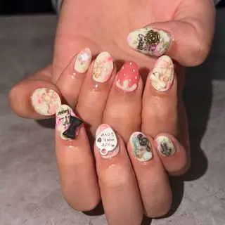 ネイル IROHA NAIL Kurumi🪽🫧のネイルデザイン