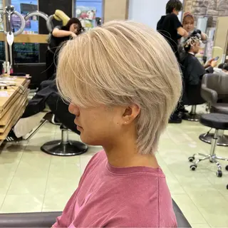 カラー メンズパーマ特化 ふうきのヘアスタイル