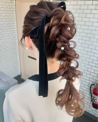 ヘアアレンジ 大人可愛いヘアメイク 💋🧚‍♀️しずかのヘアスタイル