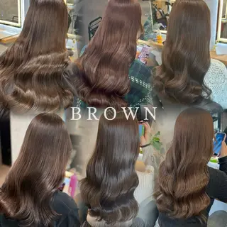 ロング カラー 赤みなし ×透明感🫧YUNAのヘアスタイル