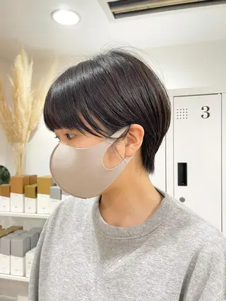 ショート オカダ ノゾミのヘアスタイル