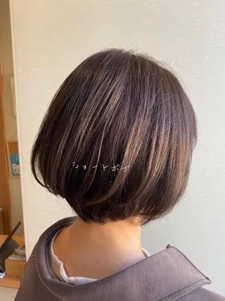 ショート カラー NOPPO 和泉市 美容室/奥村 飛鳥のヘアスタイル
