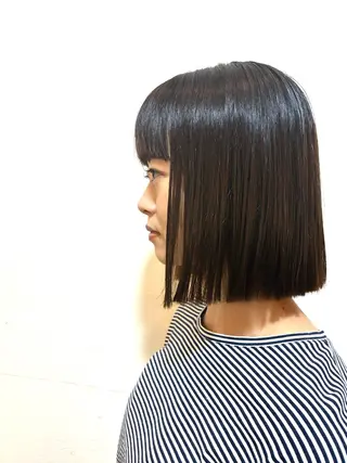 ミディアム カラー 🪞パーマ🐾ボブ ロング🌷川原のヘアスタイル