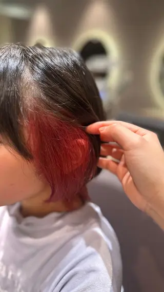 カラー 🖤ྀི渡邉 あみか🖤ᩚのヘアスタイル