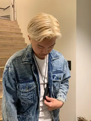 メンズ 落合希 Olivebeigeのヘアスタイル