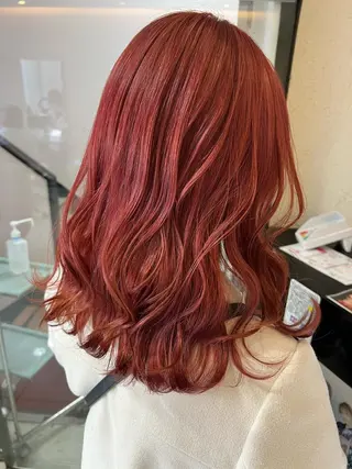 ミディアム カラー エクステ＆艶カラー 🎀YURINA🎀のヘアスタイル