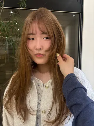 ロング カラー NAVY/ Miharuのヘアスタイル