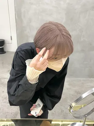 ショート カラー 🌿似合わせ透明感 カラー松本朋幸🌿のヘアスタイル