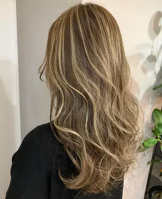 ロング カラー 心斎橋韓国ボブ 好原良真のヘアスタイル