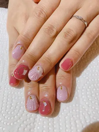 ショート shandy nailのネイルデザイン