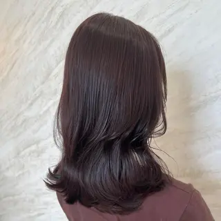 ミディアム カラー 顔周りカット/透明感 カラー🤍大塚蛍のヘアスタイル