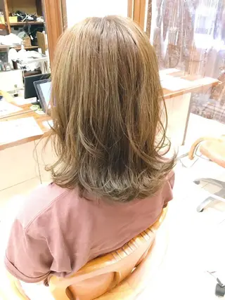 ミディアム パーマ サロンディレクター  世古政男のヘアスタイル