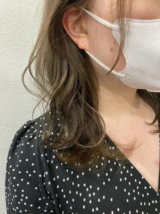 セミロング カラー ヘアアレンジ ✨髪質改善専門店 GULGUL✨のヘアスタイル