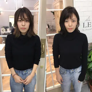 ミディアム カラー 大人可愛いショート* NoWL栗原隆成のヘアスタイル