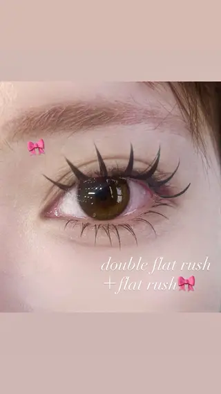 マツエク・マツパ sacra⋆𝜗𝜚 Venus beltのマツエク・マツパデザイン