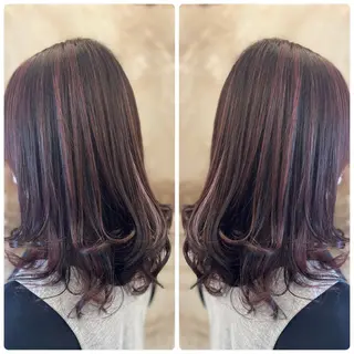 セミロング カラー 小山内 龍一郎 店長のヘアスタイル